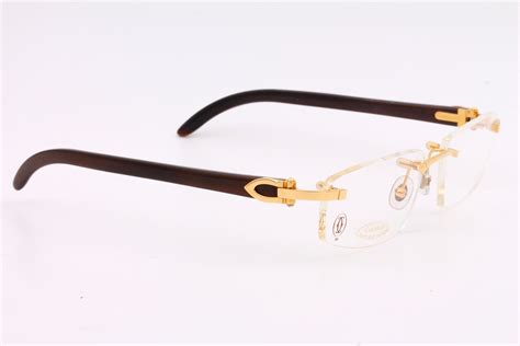 cartier glasses black cheap|rimless big c cartier glasses.